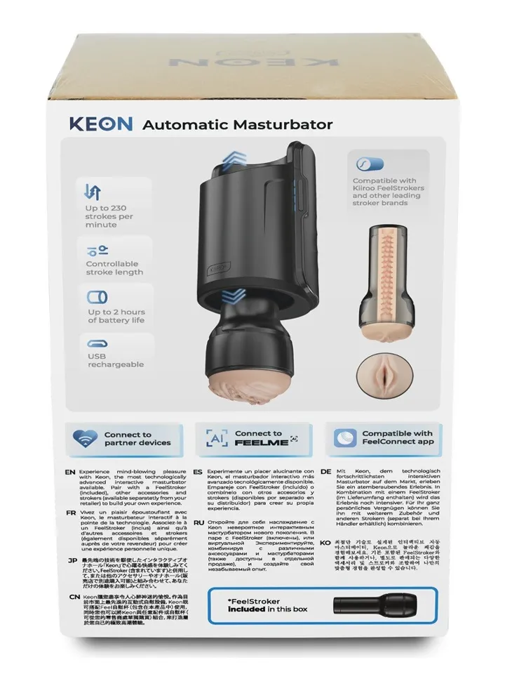 Kiiroo Keon Automatic WIFI Masturbator Combo Set - Automatisk Masturbator 4