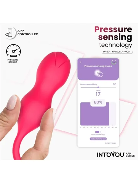 Kyra Pelvic Floor Trainer Pressure Sensing App - Appstyrda knipkulor 2