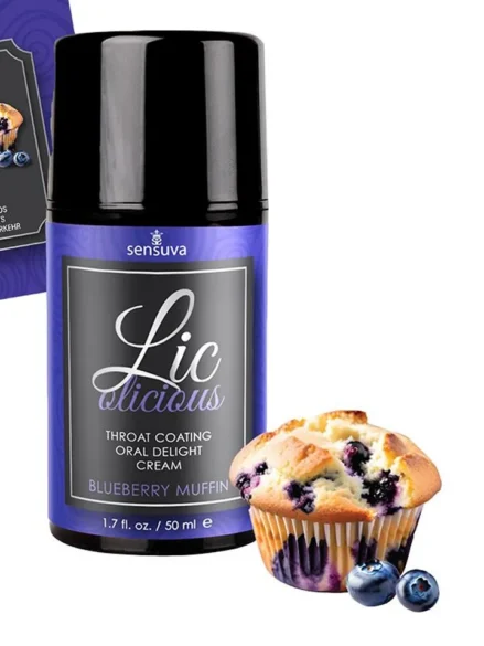 Lic-o-Licious Blueberry Muffin Oral Cream 50 ml - Ätbart & Oralsex 2