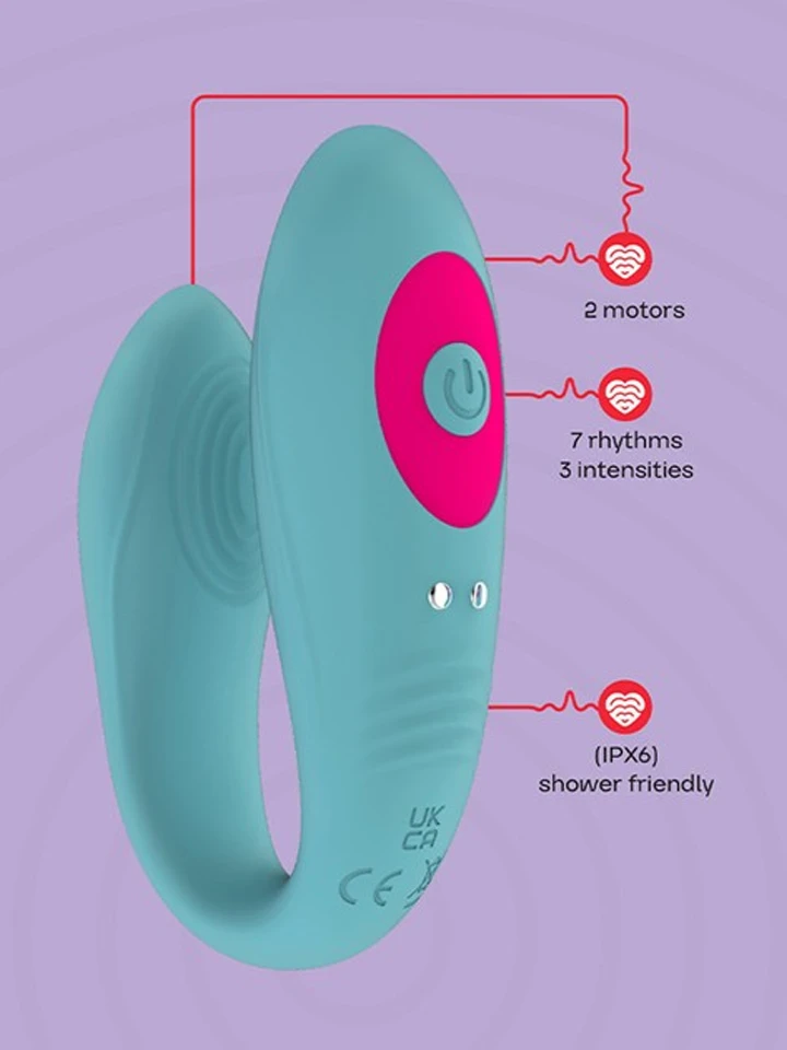 Lover's Vibe Couples Vibrator - Parvibrator 0