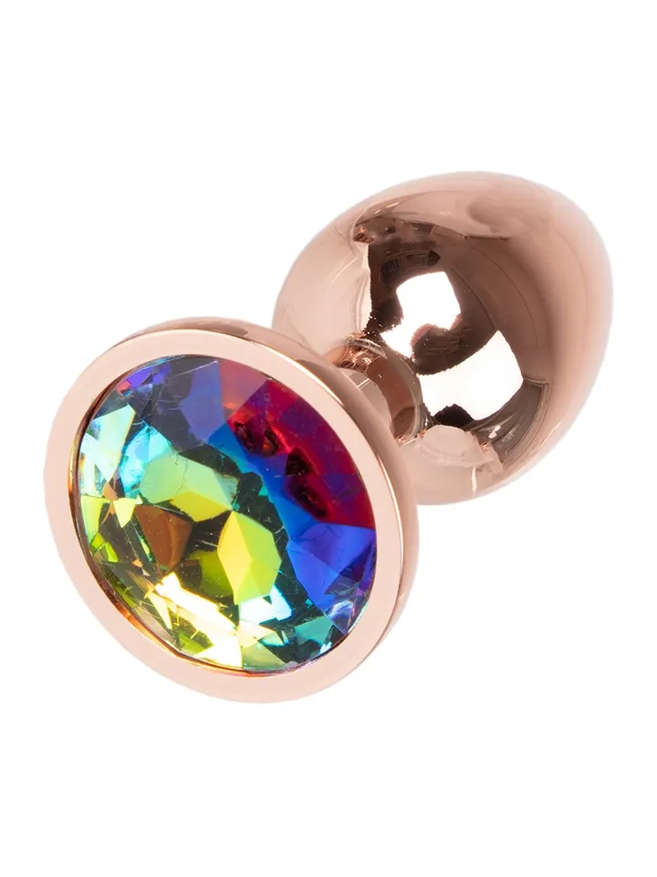 Metal Plug Rose Gold Small - Analplugg metall 2