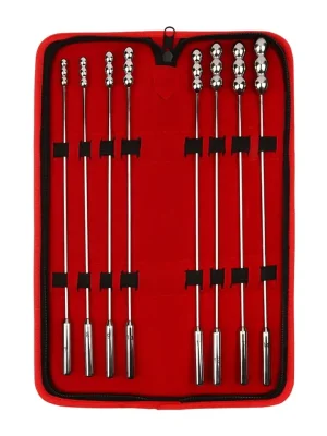 Mr. Steel Rosebud Urethral Sounds 8-pack - Dilator paket 1