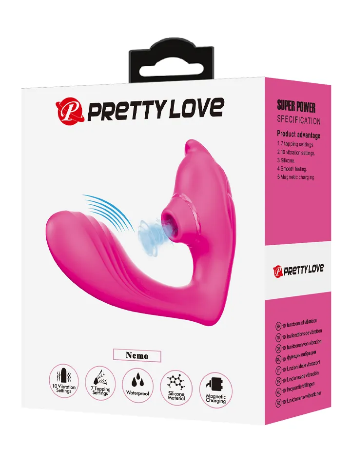 Nemo Vibrator With Clitoral Stimulator - Lufttrycksvibrator 5
