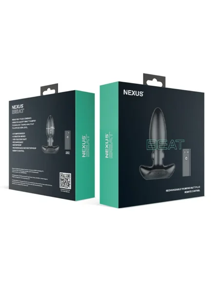 Nexus Beat Vibrating Thumping Butt Plug - Analplugg med vibrator 4