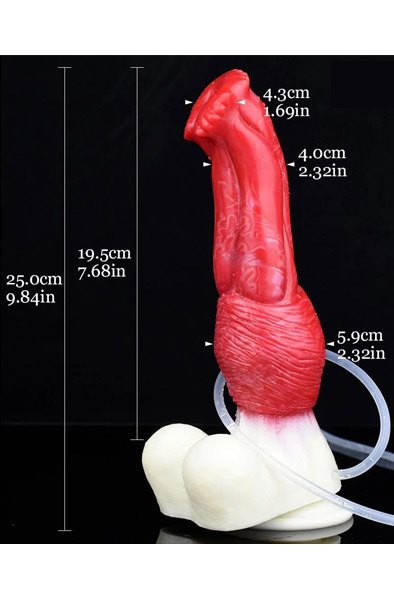 Paryx Monster Ejaculating Dildo 25 cm - Dragon dildo 5