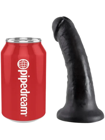Pipedream King Cock Dildo Black 15 cm - Realistisk dildo 3