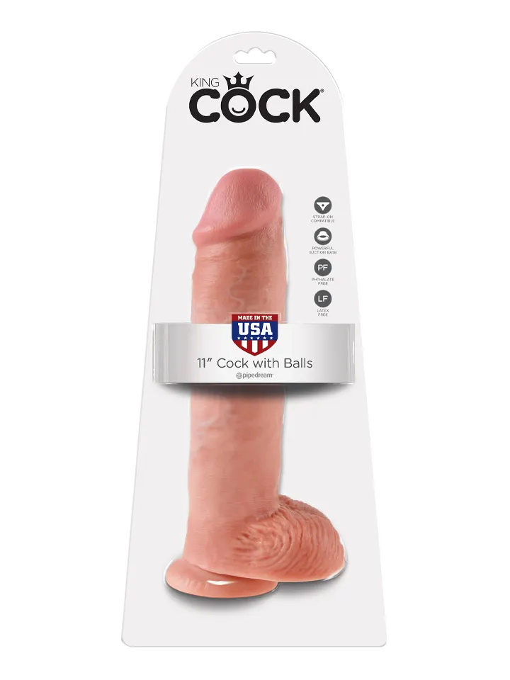Pipedream King Cock Realistic Dildo 28,5 cm - Stora dildos 4