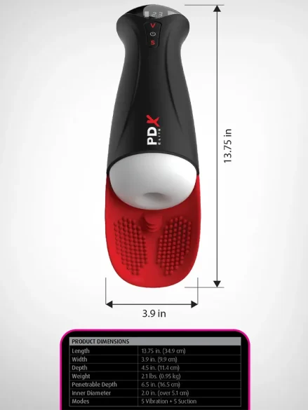 Pipedream PDX Elite Fap-O-Matic Pro XL - Automatisk Masturbator 3