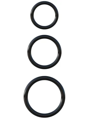 Pipedream Silicone 3-ring Stamina Set - Penisringar paket 1