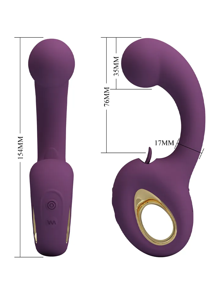 Pretty Love Licking G-Spot Virbator - G-punktsvibrator 4