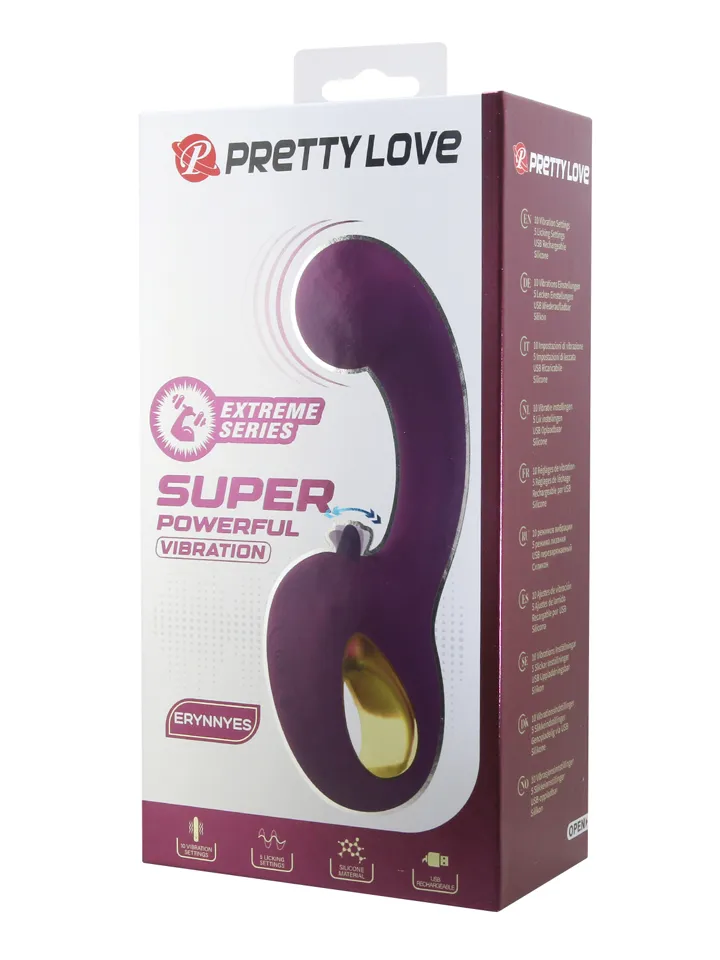 Pretty Love Licking G-Spot Virbator - G-punktsvibrator 6