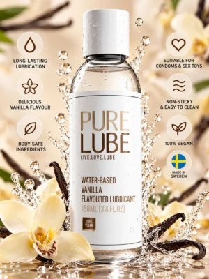 Pure Lube Vanilla Flavoured Lubricant 150 ml - Glidmedel med smak 1