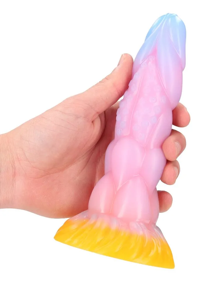 Rainbow Canine Silicone Butt Plug