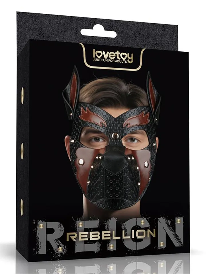 Rebellion Reign Howl Pup Mask - BDSM mask 1