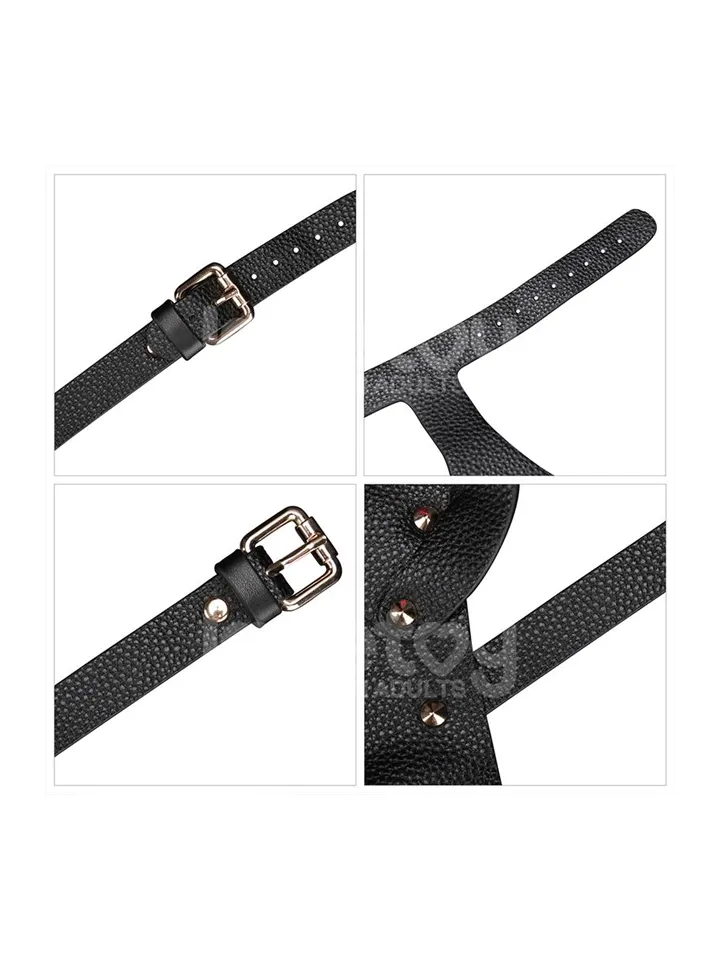Rebellion Reign Scarred Alpha Pup Mask Red - BDSM mask 3