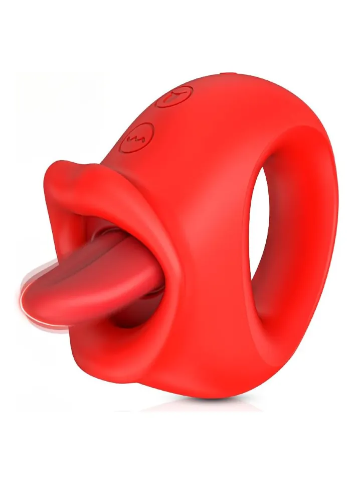 Rechargeable Licking 10-Functions Stimulator - Vibrator 2