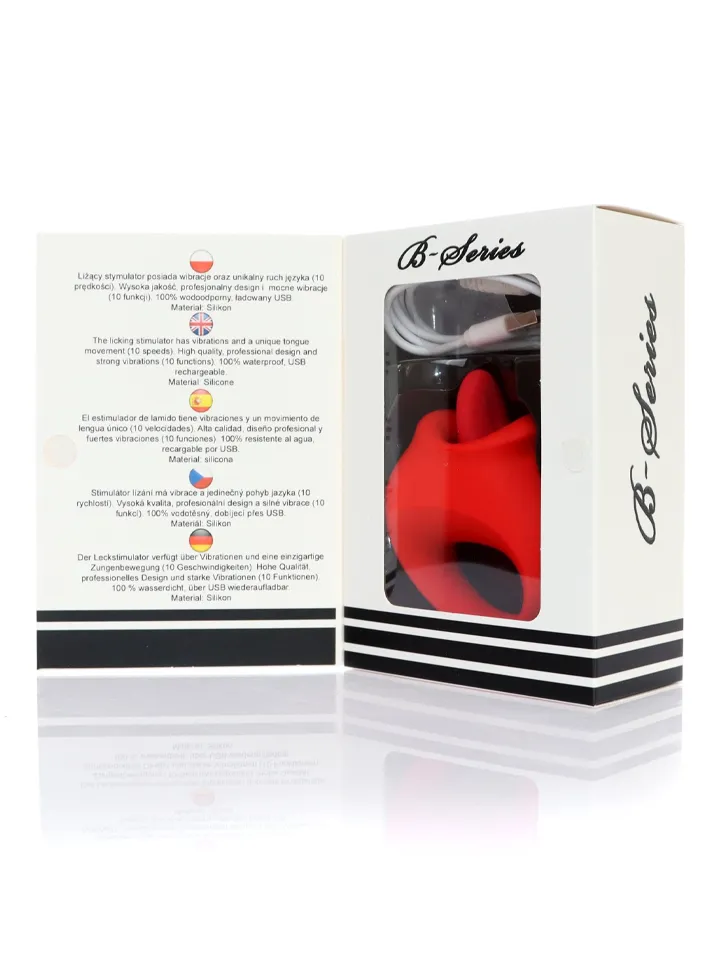 Rechargeable Licking 10-Functions Stimulator - Vibrator 4