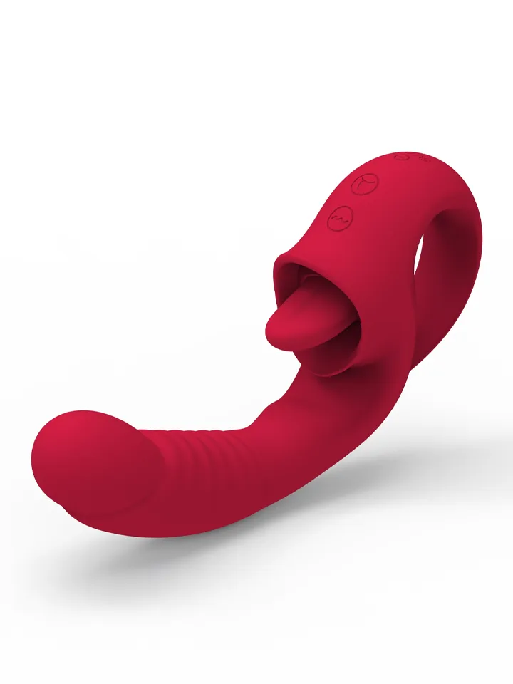 Rechargeable Licking 10-Functions Vibrator - Rabbitvibrator 1