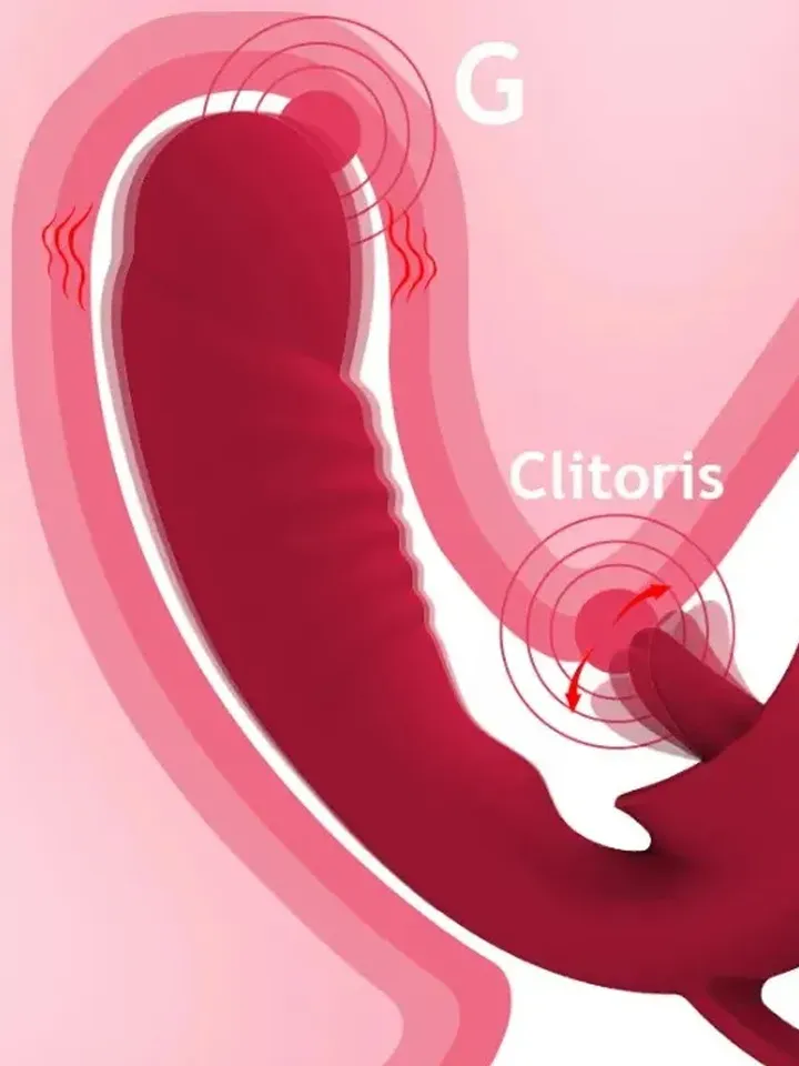 Rechargeable Licking 10-Functions Vibrator - Rabbitvibrator 2