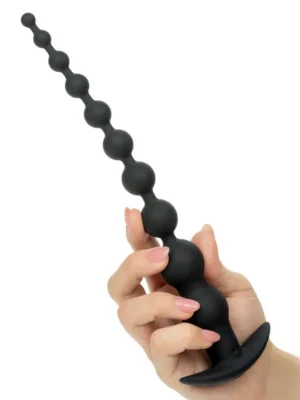 Rechargeable X-10 Power Beads - Analkulor med vibration 0