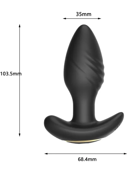 Remote Control Vibrating Butt Plug - Analplugg med vibrator 2