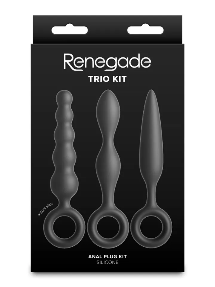 Renegade Trio Kit Silicone Anal Plug Set - Analpluggar paket 0
