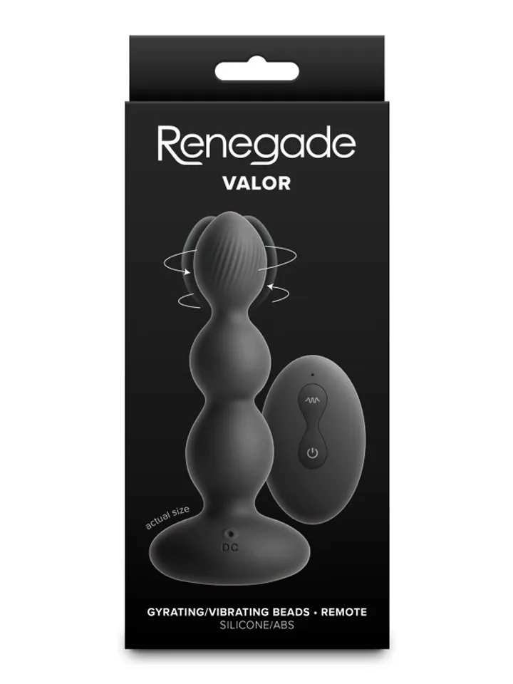 Renegade Valor Vibrating Buttplug - Analplugg med vibrator 0