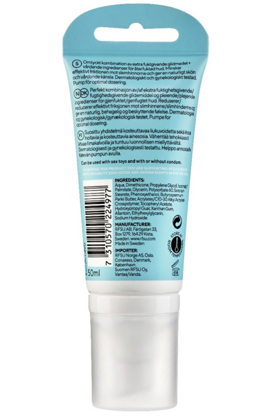 RFSU Klick Caring Glide 50ml - Vatten-/silikonbaserat glidmedel 2