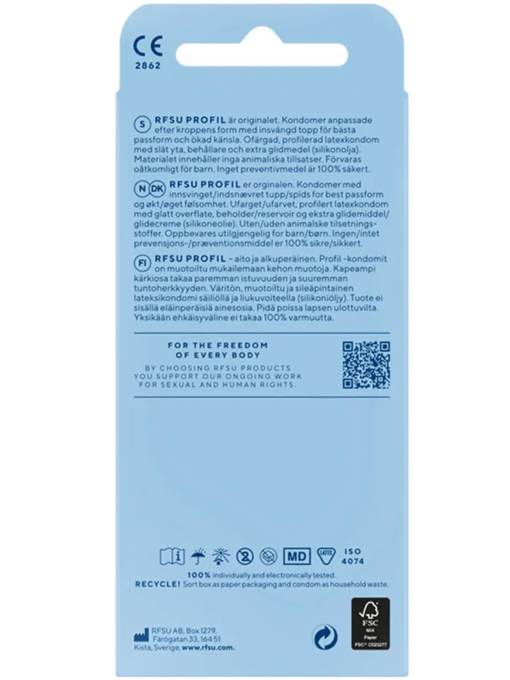 RFSU Profil Kondomer 10-pack - Kondomer 2