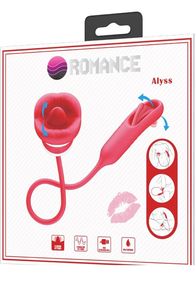 Romance Alyss Red Mouth Vibrator - Vibrator 5