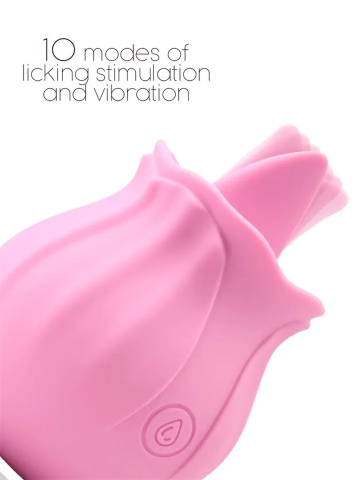 Rose Stimulator With Licking Tongue - Klitorisstimulator 2