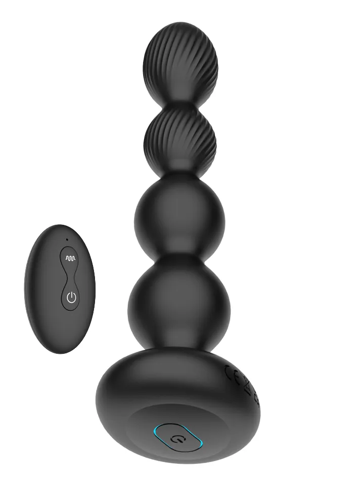 Rotating Anal Beaded Plug