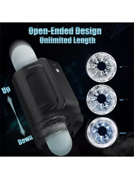 Rotating Masturbator 7 Modes Black - Automatisk Masturbator 3