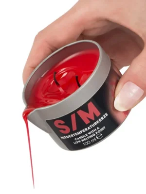 S/M Candle With Low Melting Point - Vaxljus 1