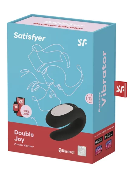 Satisfyer Double Joy Connect App Black - Appstyrd parvibrator 6
