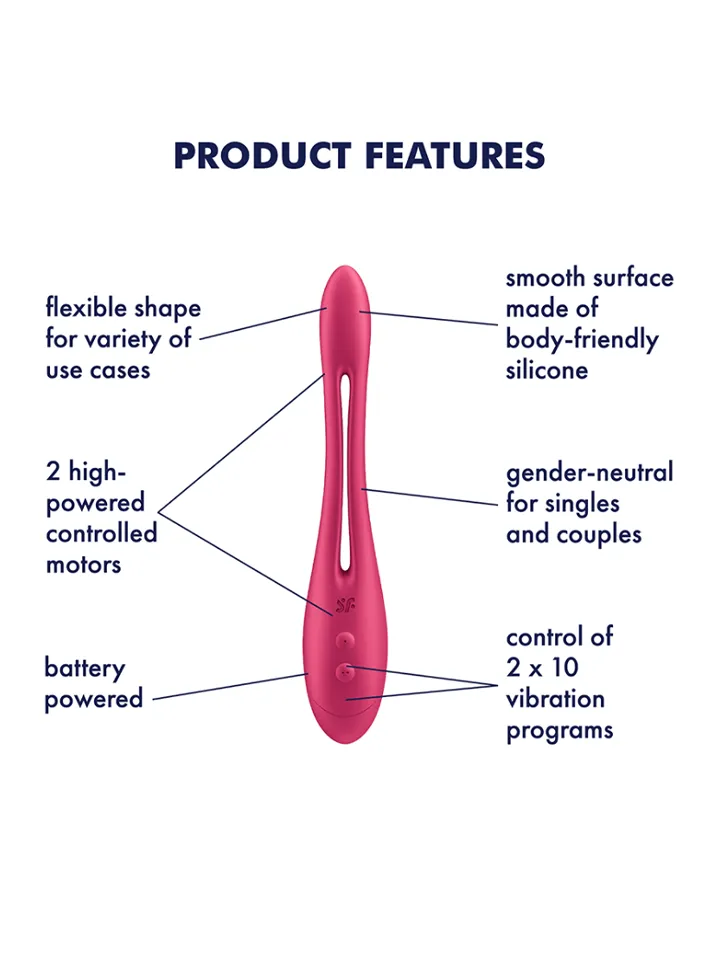 Satisfyer Elastic Game Pink Battery Series - Parvibrator 0