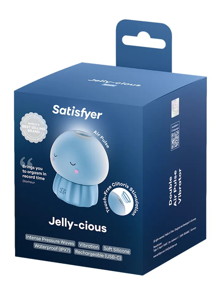 Satisfyer Jelly-Cious Baby Blue - Klitorisvibrator 0