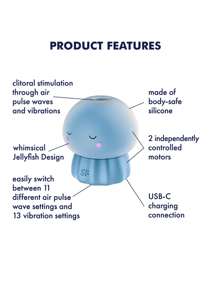 Satisfyer Jelly-Cious Baby Blue - Klitorisvibrator 0