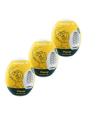 Satisfyer Masturbator Egg Fierce 3-pack - Runkägg 1