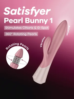 Satisfyer Pearl Bunny 1 Rabbit Vibrator With Pearls - Rabbitvibrator 1