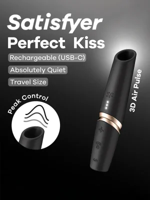 Satisfyer Perfect Kiss Air Pulse Vibrator - Lufttrycksvibrator 1