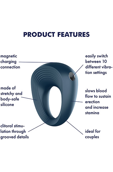 Satisfyer Power Ring - Penisring med vibrator 2