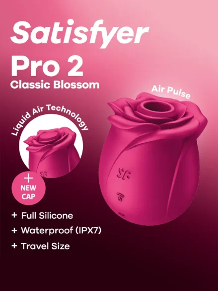 Satisfyer Pro 2 Classic Blossom - Lufttrycksvibrator 1