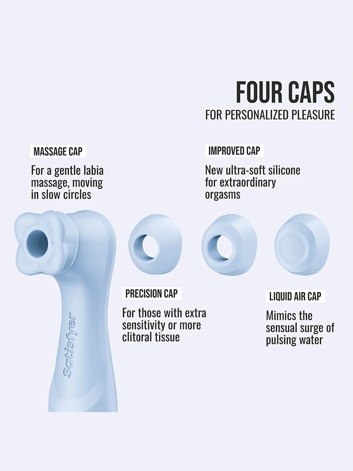 Satisfyer Pro 2 Generation 4 Serene Blue - Lufttrycksvibrator 3