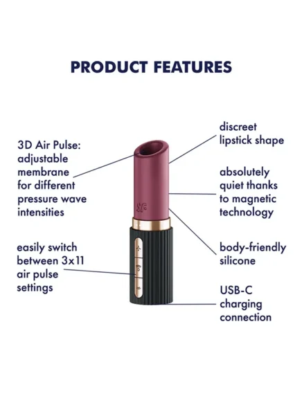 Satisfyer Pro 2 Kiss Air Pulse Vibrator - Lufttrycksvibrator 2