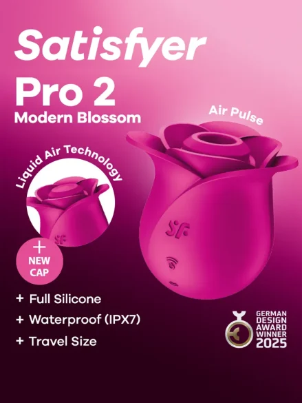 Satisfyer Pro 2 Modern Blossom - Lufttrycksvibrator 1