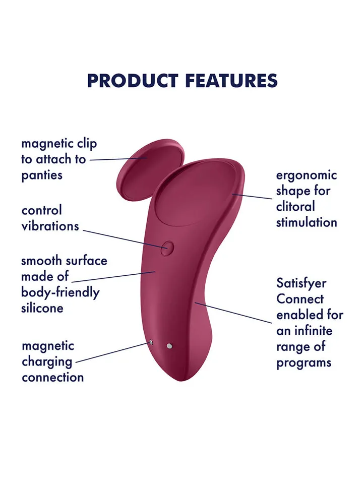Satisfyer Sexy Secret Panty Vibrator - Trosvibrator 2