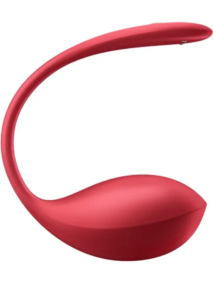 Satisfyer Shiny Petal Connect App Red - Appstyrt vibrerande ägg 3