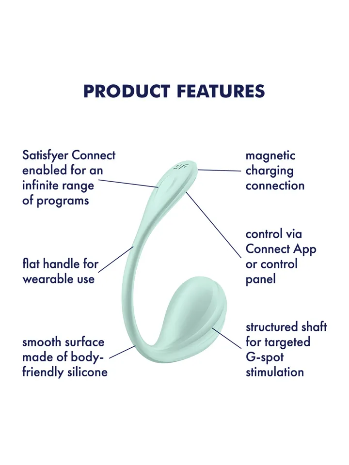 Satisfyer Smooth Petal App Vibrator - Appstyrt vibrerande ägg 2