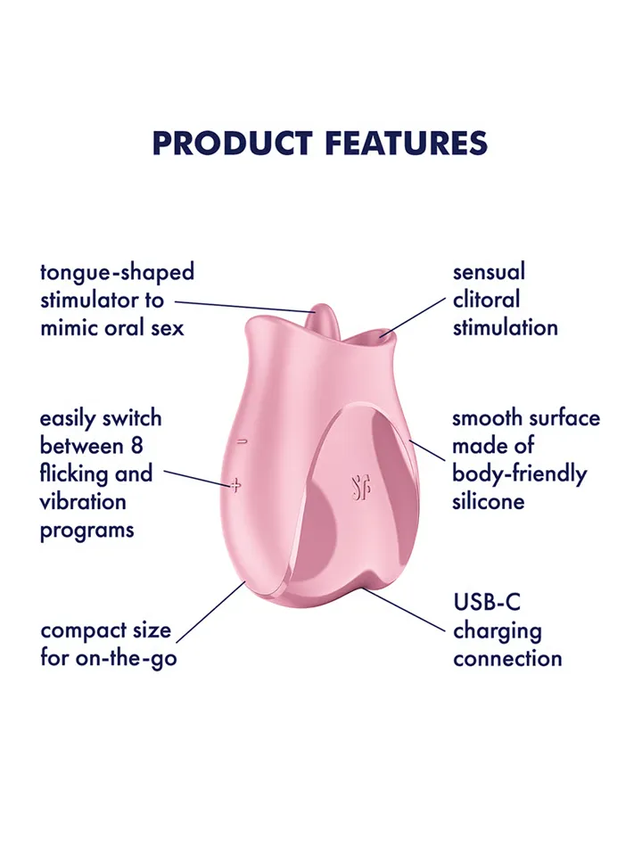 Satisfyer Tongue Lover Flicking Clitoral Stimulator - Klitorisvibrator 2